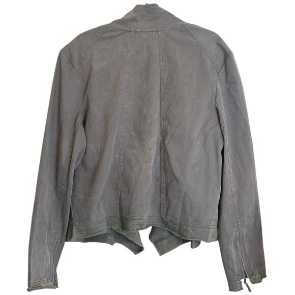 Stylish Gray Women's Jacket - Picture 3 of 13